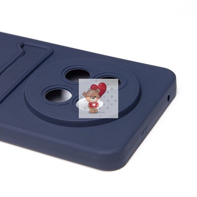 Чехол-накладка для Realme 13 Pro 5G Global (темно-синий) - SC337 с картхолдером