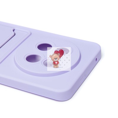 Чехол-накладка для Realme 13 Pro 5G Global (светло-фиолетовый) - SC337 с картхолдером Чехол-накладка для Realme 13 Pro 5G Global (светло-фиолетовый) - SC337 с картхолдером