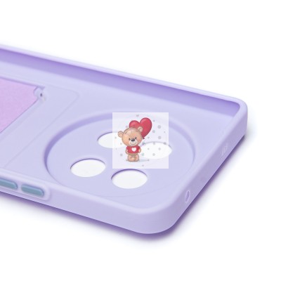 Чехол-накладка для Realme 13 Pro 5G Global (светло-фиолетовый) - SC337 с картхолдером Чехол-накладка для Realme 13 Pro 5G Global (светло-фиолетовый) - SC337 с картхолдером