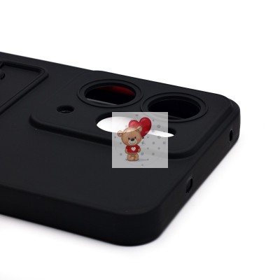 Чехол-накладка для Realme 14 5G Global (черный) - SC337 с картхолдером