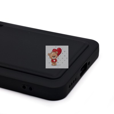 Чехол-накладка для Realme 14 5G Global (черный) - SC337 с картхолдером