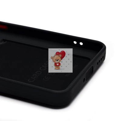 Чехол-накладка для Realme 14 5G Global (черный) - SC337 с картхолдером