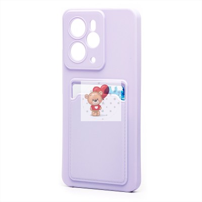 Чехол-накладка для Realme 14 5G Global (светло-фиолетовый) - SC337 с картхолдером Чехол-накладка для Realme 14 5G Global (светло-фиолетовый) - SC337 с картхолдером