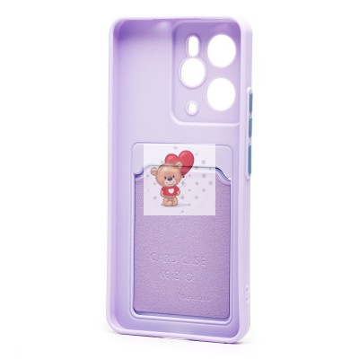 Чехол-накладка для Realme 14 5G Global (светло-фиолетовый) - SC337 с картхолдером Чехол-накладка для Realme 14 5G Global (светло-фиолетовый) - SC337 с картхолдером