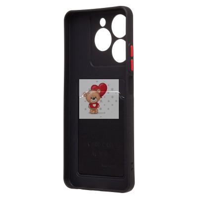 Чехол-накладка для Realme C63 4G (черный) - SC337 с картхолдером Чехол-накладка для Realme C63 4G (черный) - SC337 с картхолдером