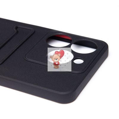 Чехол-накладка для Realme C63 4G (черный) - SC337 с картхолдером Чехол-накладка для Realme C63 4G (черный) - SC337 с картхолдером