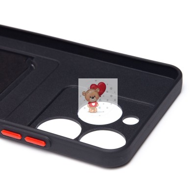 Чехол-накладка для Realme C63 4G (черный) - SC337 с картхолдером Чехол-накладка для Realme C63 4G (черный) - SC337 с картхолдером