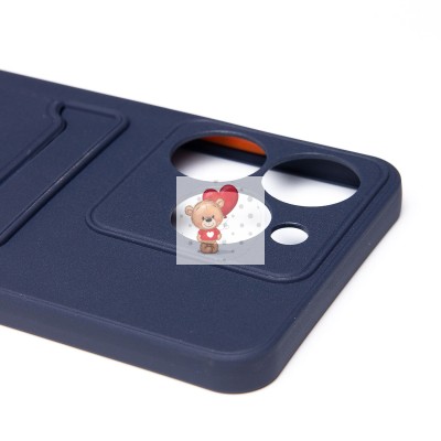 Чехол-накладка для Realme C63 4G (темно-синий) - SC337 с картхолдером Чехол-накладка для Realme C63 4G (темно-синий) - SC337 с картхолдером