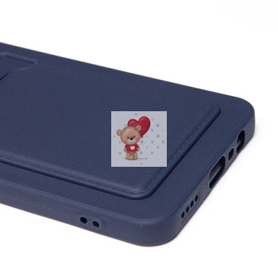 Чехол-накладка для Realme C63 4G (темно-синий) - SC337 с картхолдером Чехол-накладка для Realme C63 4G (темно-синий) - SC337 с картхолдером