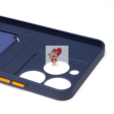 Чехол-накладка для Realme C63 4G (темно-синий) - SC337 с картхолдером Чехол-накладка для Realme C63 4G (темно-синий) - SC337 с картхолдером