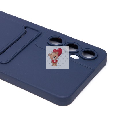 Чехол-накладка для Realme C65 (темно-синий) - SC337 с картхолдером Чехол-накладка для Realme C65 (темно-синий) - SC337 с картхолдером