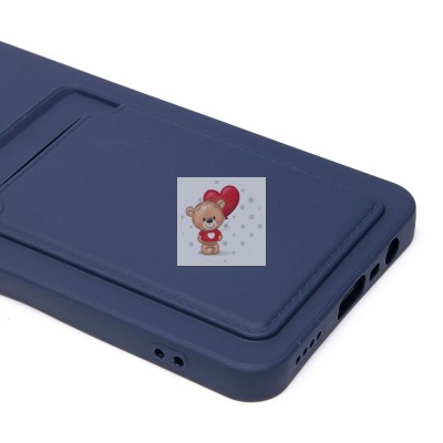 Чехол-накладка для Realme C65 (темно-синий) - SC337 с картхолдером Чехол-накладка для Realme C65 (темно-синий) - SC337 с картхолдером