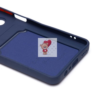 Чехол-накладка для Realme C65 (темно-синий) - SC337 с картхолдером Чехол-накладка для Realme C65 (темно-синий) - SC337 с картхолдером