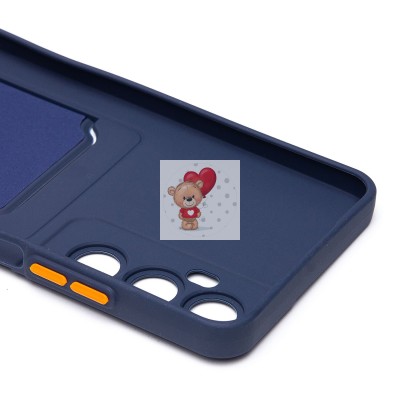 Чехол-накладка для Realme C65 (темно-синий) - SC337 с картхолдером Чехол-накладка для Realme C65 (темно-синий) - SC337 с картхолдером