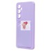 Чехол-накладка для Realme C65 (светло-фиолетовый) - SC337 с картхолдером Чехол-накладка для Realme C65 (светло-фиолетовый) - SC337 с картхолдером