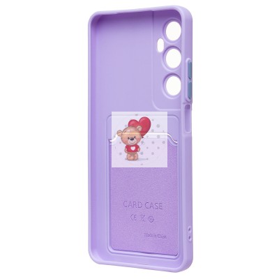 Чехол-накладка для Realme C65 (светло-фиолетовый) - SC337 с картхолдером Чехол-накладка для Realme C65 (светло-фиолетовый) - SC337 с картхолдером