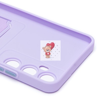 Чехол-накладка для Realme C65 (светло-фиолетовый) - SC337 с картхолдером Чехол-накладка для Realme C65 (светло-фиолетовый) - SC337 с картхолдером