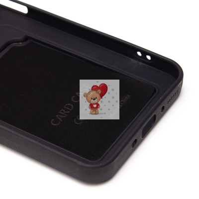 Чехол-накладка для Samsung Galaxy A26 5G (черный) - SC337 с картхолдером