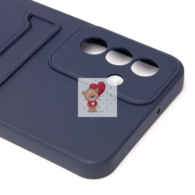 Чехол-накладка для Samsung Galaxy A26 5G (темно-синий) - SC337 с картхолдером Чехол-накладка для Samsung Galaxy A26 5G (темно-синий) - SC337 с картхолдером