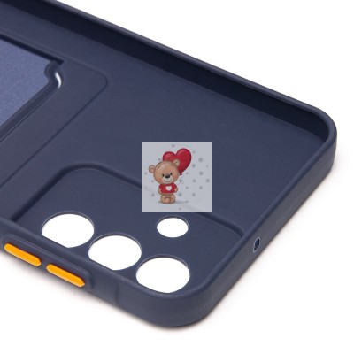 Чехол-накладка для Samsung Galaxy A26 5G (темно-синий) - SC337 с картхолдером Чехол-накладка для Samsung Galaxy A26 5G (темно-синий) - SC337 с картхолдером