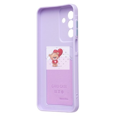 Чехол-накладка для Samsung Galaxy A26 5G (светло-фиолетовый) - SC337 с картхолдером