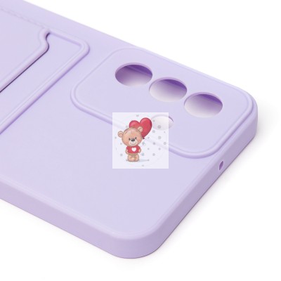 Чехол-накладка для Samsung Galaxy A26 5G (светло-фиолетовый) - SC337 с картхолдером