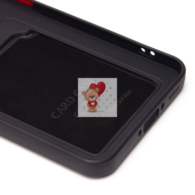 Чехол-накладка для Samsung Galaxy A36 5G (черный) - SC337 с картхолдером