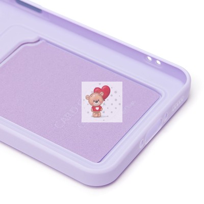 Чехол-накладка для Samsung Galaxy A36 5G (светло-фиолетовый) - SC337 с картхолдером