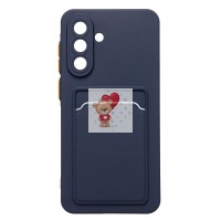 Чехол-накладка для Samsung Galaxy A56 5G (темно-синий) - SC337 с картхолдером Чехол-накладка для Samsung Galaxy A56 5G (темно-синий) - SC337 с картхолдером