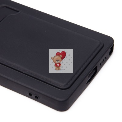 Чехол-накладка для Samsung Galaxy S25 Ultra (черный) - SC337 с картхолдером