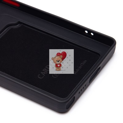 Чехол-накладка для Samsung Galaxy S25 Ultra (черный) - SC337 с картхолдером