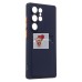 Чехол-накладка для Samsung Galaxy S25 Ultra (темно-синий) - SC337 с картхолдером