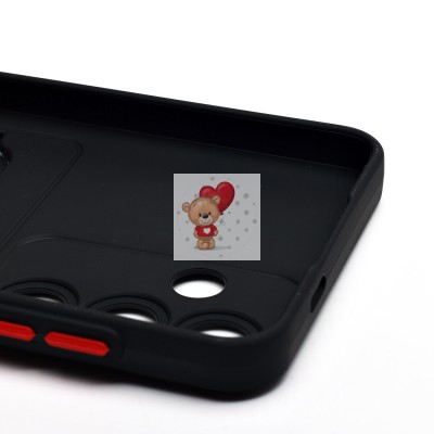 Чехол-накладка для Samsung Galaxy S25 (черный) - SC337 с картхолдером