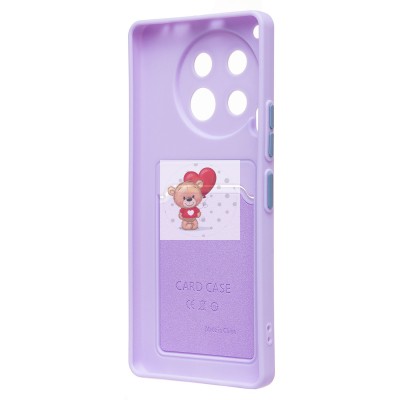 Чехол-накладка для Tecno Camon 30 4G (светло-фиолетовый) - SC337 с картхолдером Чехол-накладка для Tecno Camon 30 4G (светло-фиолетовый) - SC337 с картхолдером