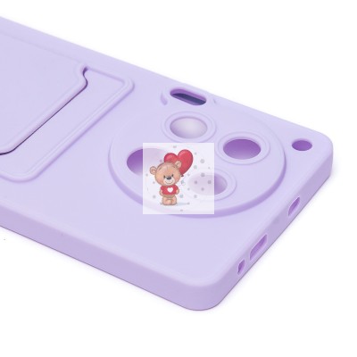 Чехол-накладка для Tecno Camon 30 4G (светло-фиолетовый) - SC337 с картхолдером Чехол-накладка для Tecno Camon 30 4G (светло-фиолетовый) - SC337 с картхолдером