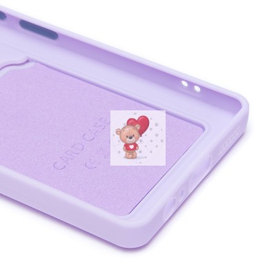 Чехол-накладка для Tecno Camon 30 4G (светло-фиолетовый) - SC337 с картхолдером Чехол-накладка для Tecno Camon 30 4G (светло-фиолетовый) - SC337 с картхолдером