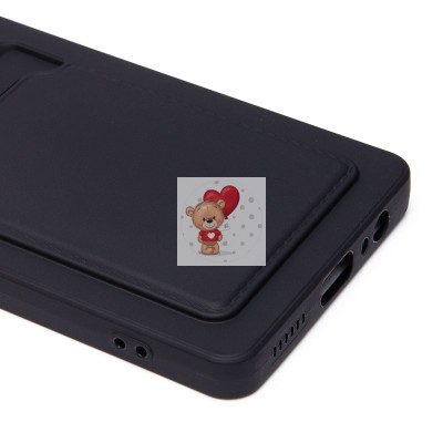 Чехол-накладка для Tecno Camon 30 5G (черный) - SC337 с картхолдером Чехол-накладка для Tecno Camon 30 5G (черный) - SC337 с картхолдером