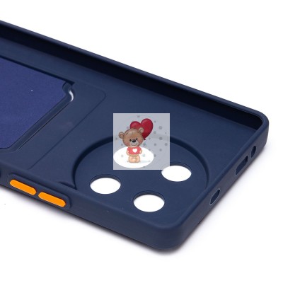 Чехол-накладка для Tecno Camon 30 5G (темно-синий) - SC337 с картхолдером Чехол-накладка для Tecno Camon 30 5G (темно-синий) - SC337 с картхолдером