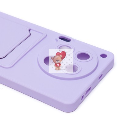 Чехол-накладка для Tecno Camon 30 5G (светло-фиолетовый) - SC337 с картхолдером Чехол-накладка для Tecno Camon 30 5G (светло-фиолетовый) - SC337 с картхолдером