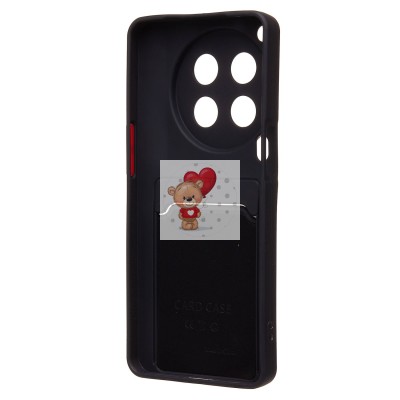 Чехол-накладка для Tecno Camon 30 Premier 5G (черный) - SC337 с картхолдером