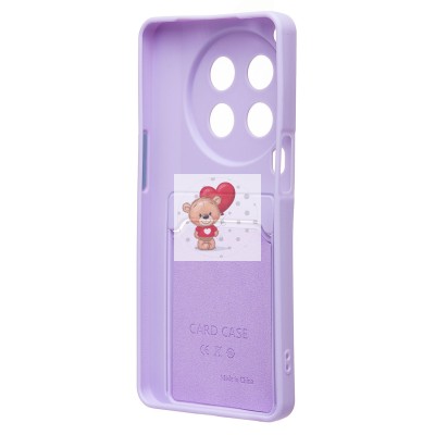 Чехол-накладка для Tecno Camon 30 Premier 5G (светло-фиолетовый) - SC337 с картхолдером Чехол-накладка для Tecno Camon 30 Premier 5G (светло-фиолетовый) - SC337 с картхолдером