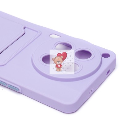 Чехол-накладка для Tecno Camon 30 Premier 5G (светло-фиолетовый) - SC337 с картхолдером Чехол-накладка для Tecno Camon 30 Premier 5G (светло-фиолетовый) - SC337 с картхолдером