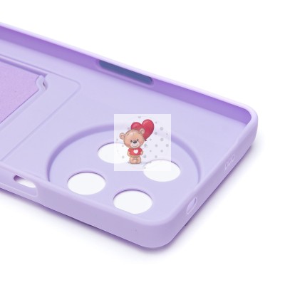 Чехол-накладка для Tecno Camon 30 Premier 5G (светло-фиолетовый) - SC337 с картхолдером Чехол-накладка для Tecno Camon 30 Premier 5G (светло-фиолетовый) - SC337 с картхолдером