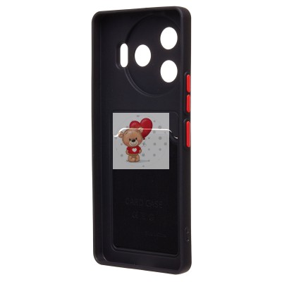 Чехол-накладка для Tecno Camon 30 Pro 5G (черный) - SC337 с картхолдером Чехол-накладка для Tecno Camon 30 Pro 5G (черный) - SC337 с картхолдером