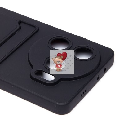 Чехол-накладка для Tecno Camon 30 Pro 5G (черный) - SC337 с картхолдером Чехол-накладка для Tecno Camon 30 Pro 5G (черный) - SC337 с картхолдером