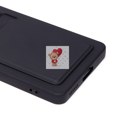 Чехол-накладка для Tecno Camon 30 Pro 5G (черный) - SC337 с картхолдером Чехол-накладка для Tecno Camon 30 Pro 5G (черный) - SC337 с картхолдером