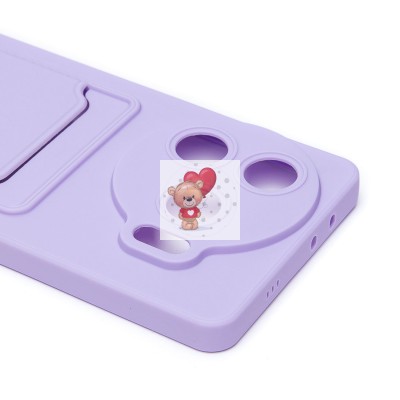 Чехол-накладка для Tecno Camon 30 Pro 5G (светло-фиолетовый) - SC337 с картхолдером
