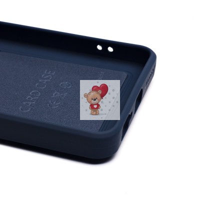 Чехол-накладка для Tecno Pop 8 (темно-синий) - SC337 с картхолдером Чехол-накладка для Tecno Pop 8 (темно-синий) - SC337 с картхолдером