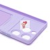 Чехол-накладка для Tecno Pova 6 4G (светло-фиолетовый) - SC337 с картхолдером Чехол-накладка для Tecno Pova 6 4G (светло-фиолетовый) - SC337 с картхолдером
