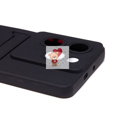 Чехол-накладка для Tecno Spark 20 Pro 5G (черный) - SC337 с картхолдером Чехол-накладка для Tecno Spark 20 Pro 5G (черный) - SC337 с картхолдером